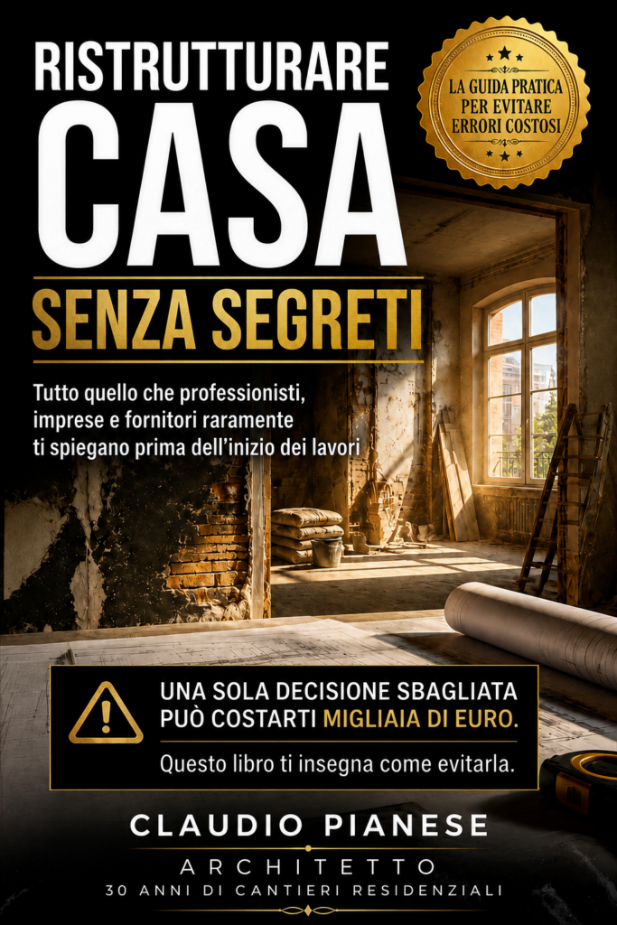 Copertina del libro Ristrutturare casa senza segreti
