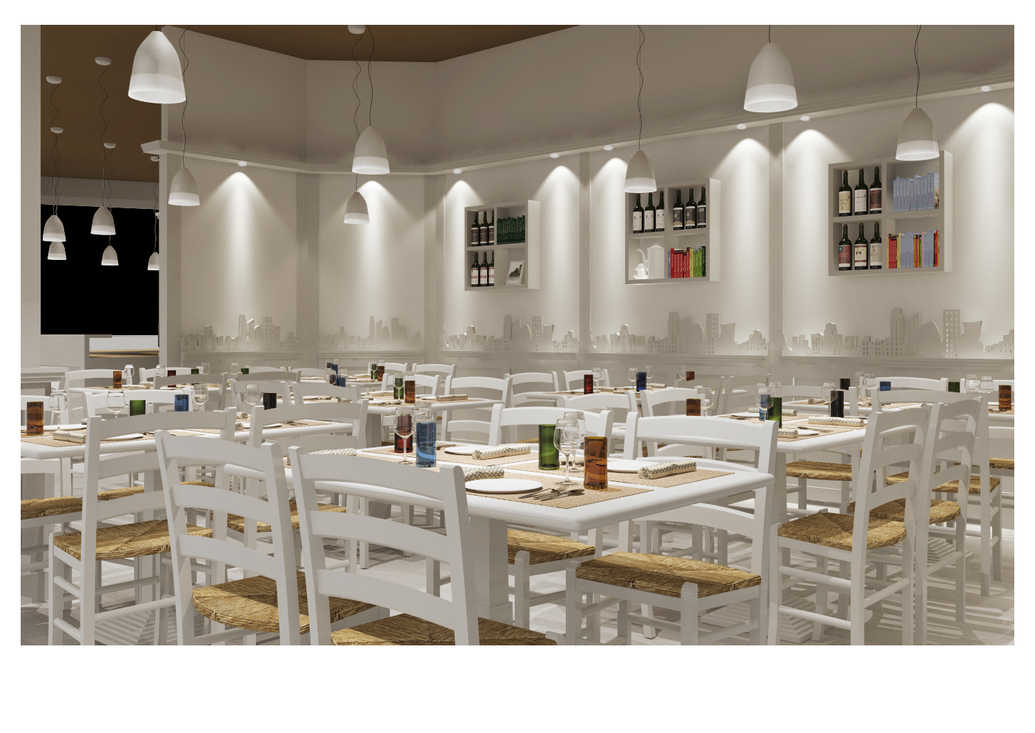 Render della sala