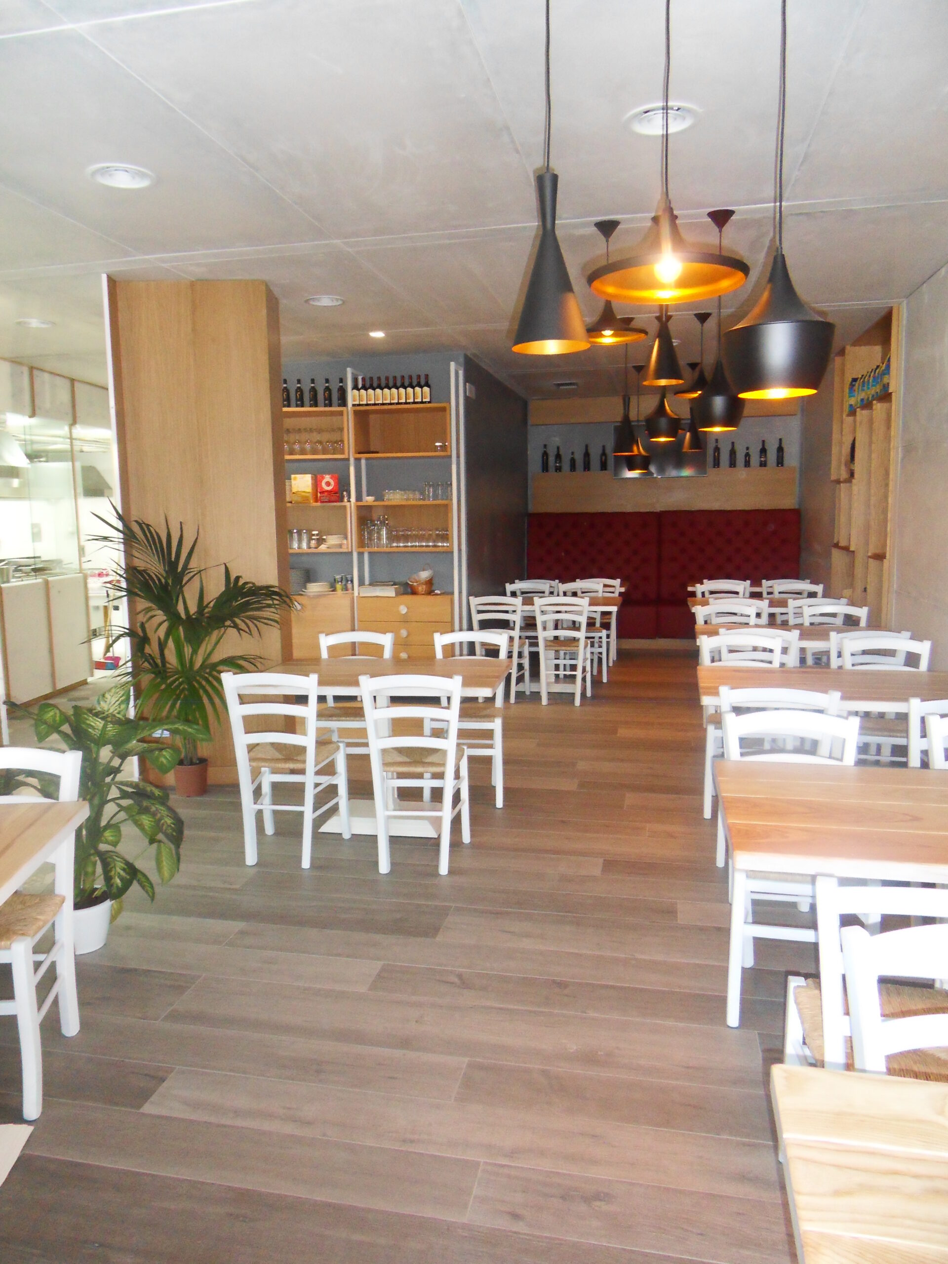 Sala ultimata del ristorante